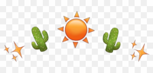 Sun Sparkle Emoji Crown Freetoedit - Cartoon,Black And White Sun Emoji