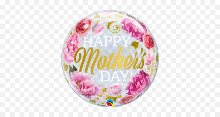 Mothers Day Bubbles Balloon - Peony Emoji,Happy Mother's Day Emoji