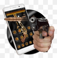 Mortar Gun Bullets Theme - In Hand Png Emoji