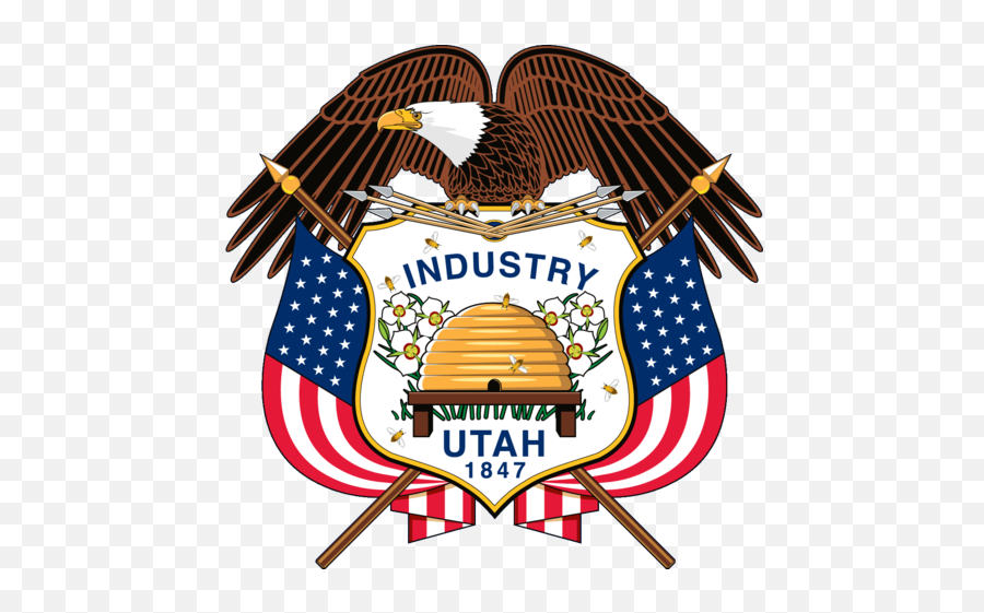 Coat Of Arms Of Utah - Utah Flag Emoji,Canadian Emoji