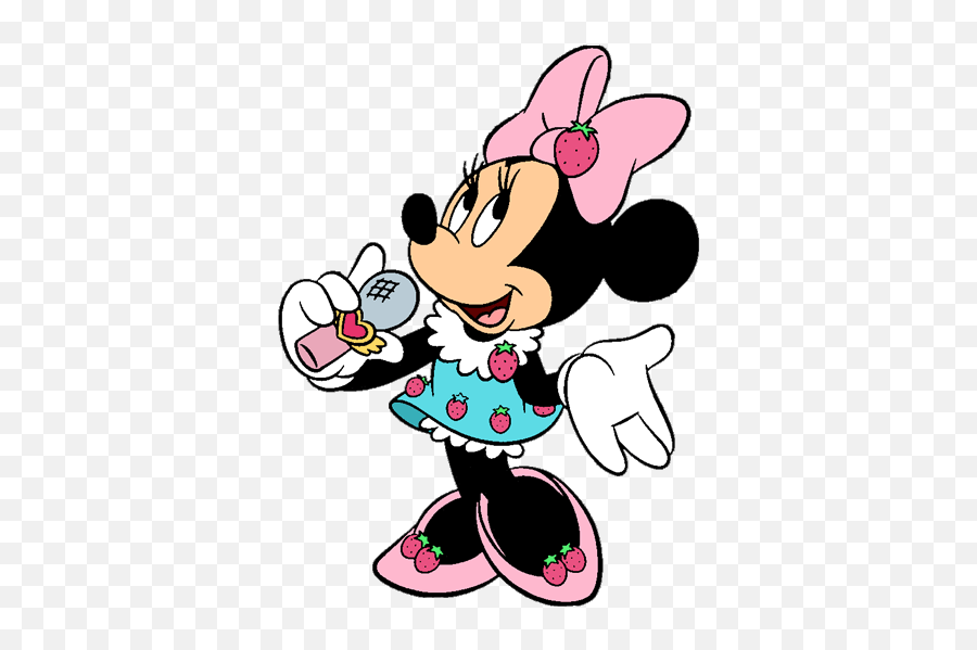 Minnie Mouse - Minnie Mouse Singing Clipart Emoji,Minnie Emoji