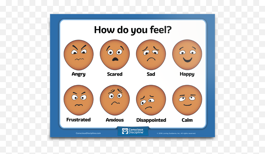 Conscious Discipline - Conscious Discipline Feelings Chart Emoji,Emoji Emotions Chart