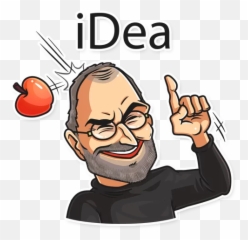 Steve Jobs Stickers For Whatsapp - Emoji