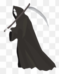 Transparent Background Grim Reaper Clipart Emoji