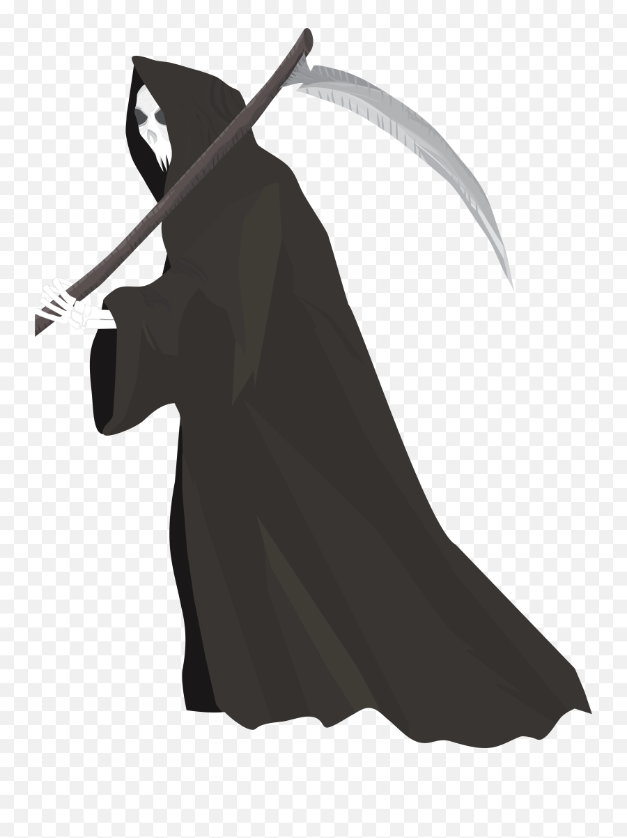 Transparent Background Grim Reaper Clipart Emoji,Grim Reaper Emoji