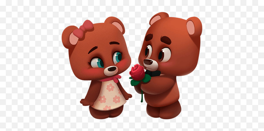 Spreading The Love For Valentines - Love Bear Stickers Kik Emoji,Valentines Day Emoji