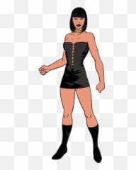 Sexy Super WOman Free SVG - Girl Villain Emoji