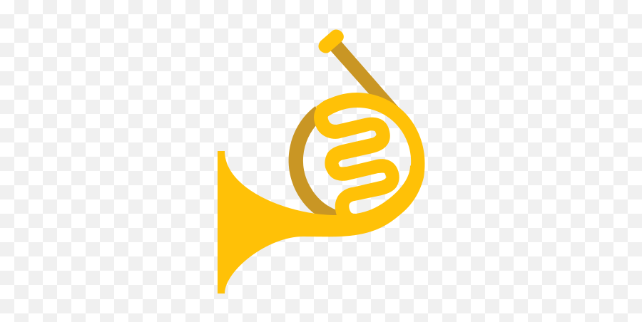 French Horn Icon - Icon Emoji,French Horn Emoji