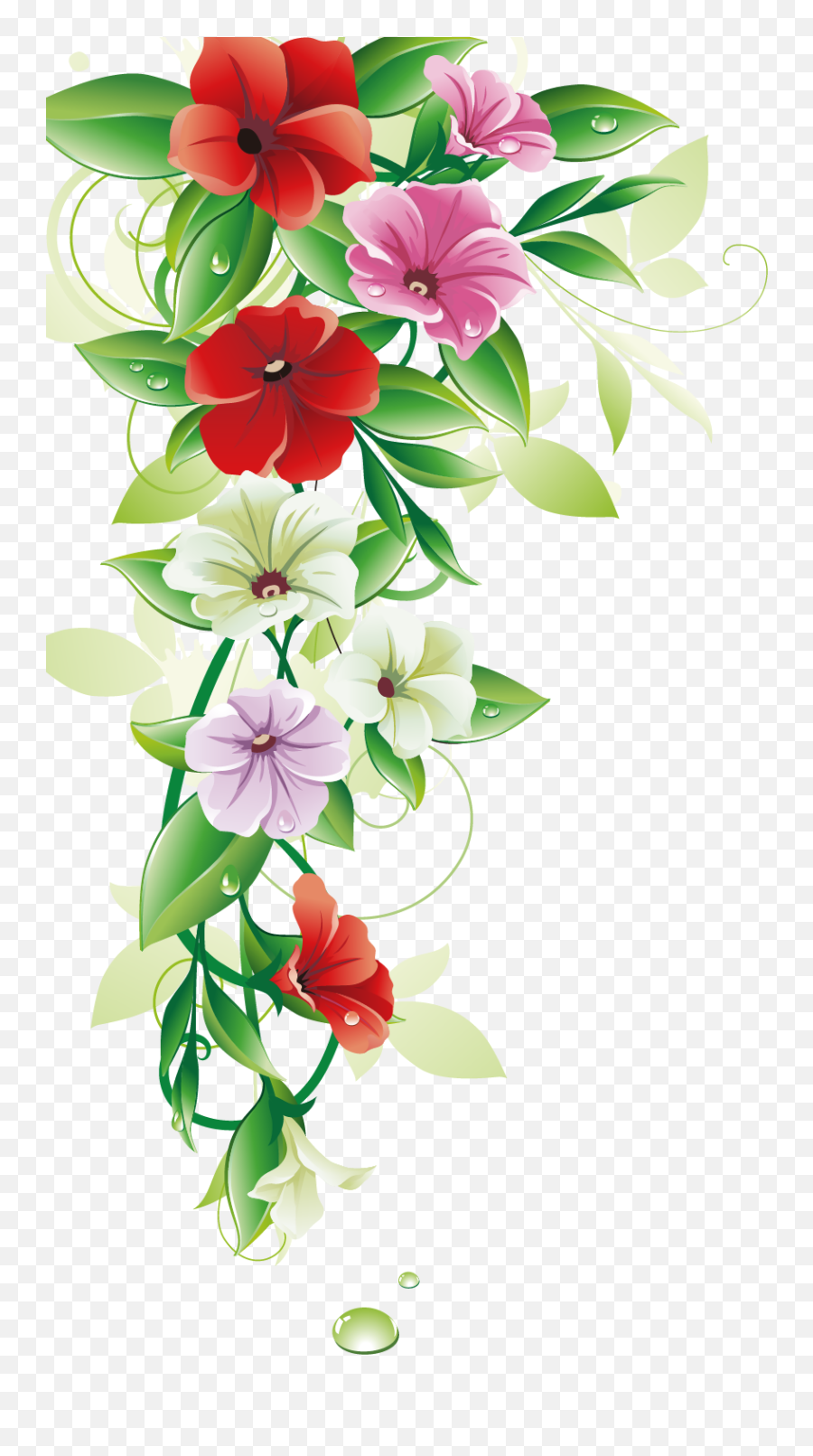 Library Of Flower Bouquet Border Png Library Library Png - Border Flower Design Png Emoji,Boquet Emoji
