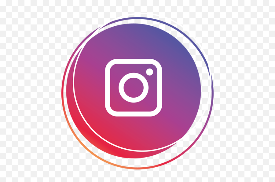 Instagram Logo Png Cute - Instagram Facebook Logos Round Icon Png Emoji,Instagram Emoji Captions