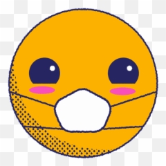 Blushed Emoji With Face Mask Flat - Feng Shui Icon Png