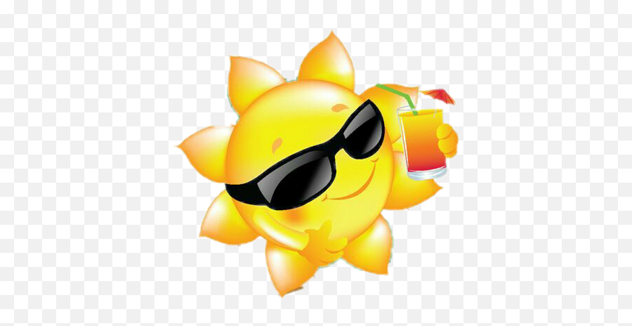 Sticker By Nrggiulia83 - Cartoon Suns Emoji,Emoji Drink