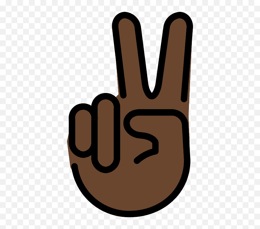 Victory Hand Emoji Clipart Free Download Transparent Png - V Da Vitoria,The Hand Emoji