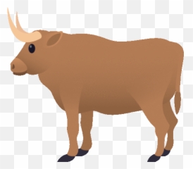 Ox Nature Gif - Animal Figure Emoji,Bull Emoji