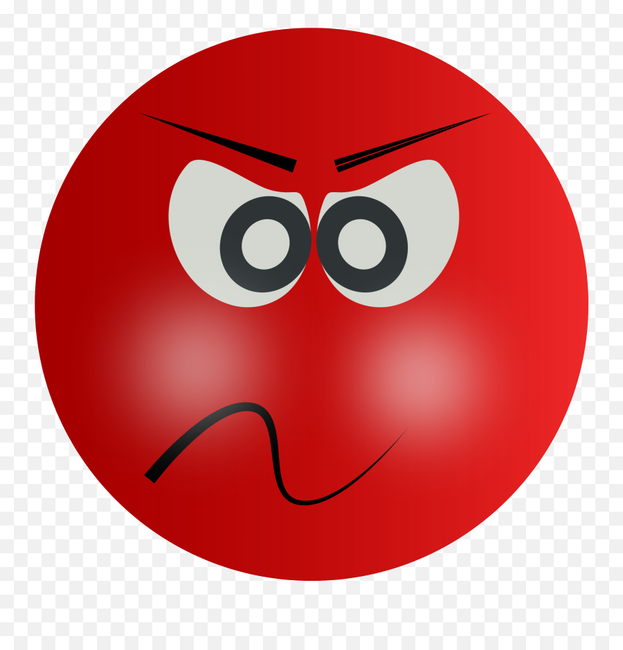 Download Mad Emoji Png - Angry Red Face Clipart,Transparent Emojis