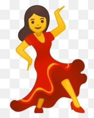 Woman Dancing Emoji Clipart - Dance
