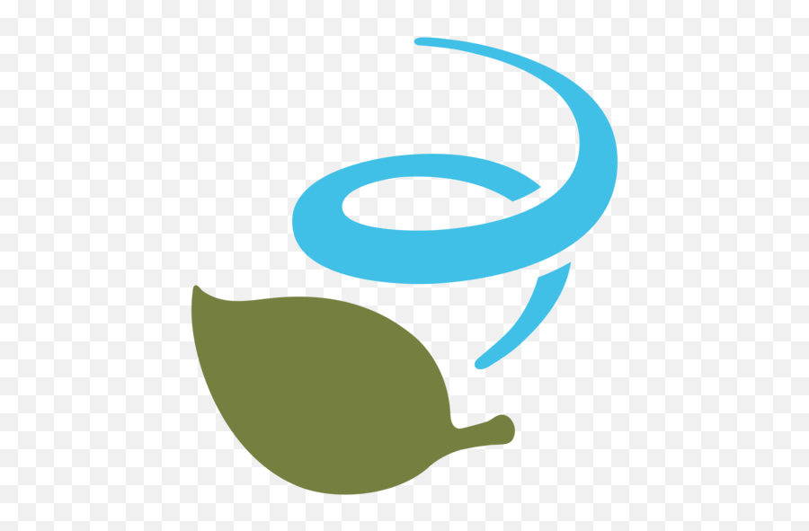 Leaf Fluttering In Wind Emoji - Leaf Fluttering In Wind Emoji,Blow Emoji