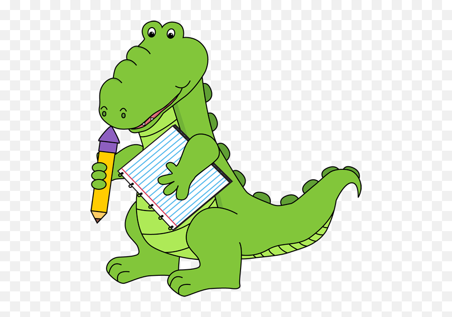 Alligator Adorable Alligator Kid - Alligator School Clipart Emoji,Flag And Alligator Emoji