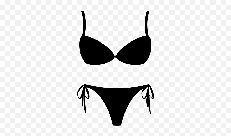 Emojione Bw 1f459 - Emoticon Bikini Emoji,Emoji Tank Top
