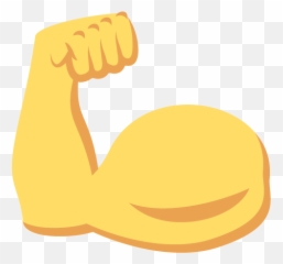 Flexed Biceps Emoji Emoticon Vector Icon - Icon,Bicep Emoji