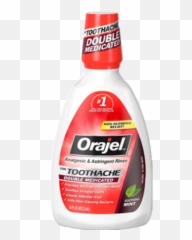 Toothache Double Medicated Rinse 473ml - Orajel Toothache Mouthwash Emoji,Toothache Emoji