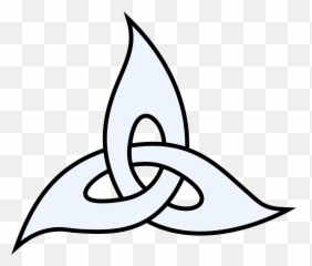 Three Leaves Floral Tattoo Loop - Triquetra Designs Emoji