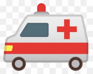 Ambulance Icon - Ambulance Emoji Transparent Background,Fire Truck Emoji