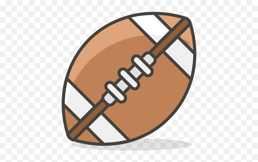 Rugby Ball Sport Free Icon Of Another - Bola Rugby Kartun Emoji,Rugby Ball Emoji