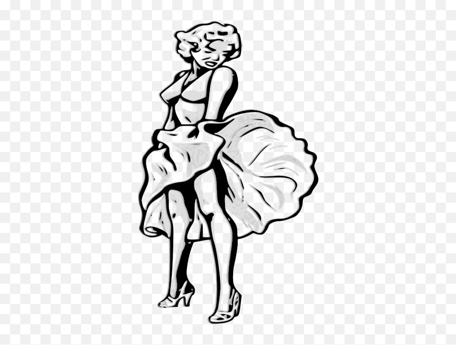 Classic Marylin Manroe - Marilyn Monroe Line Drawings Emoji,Two Diamonds Emoji