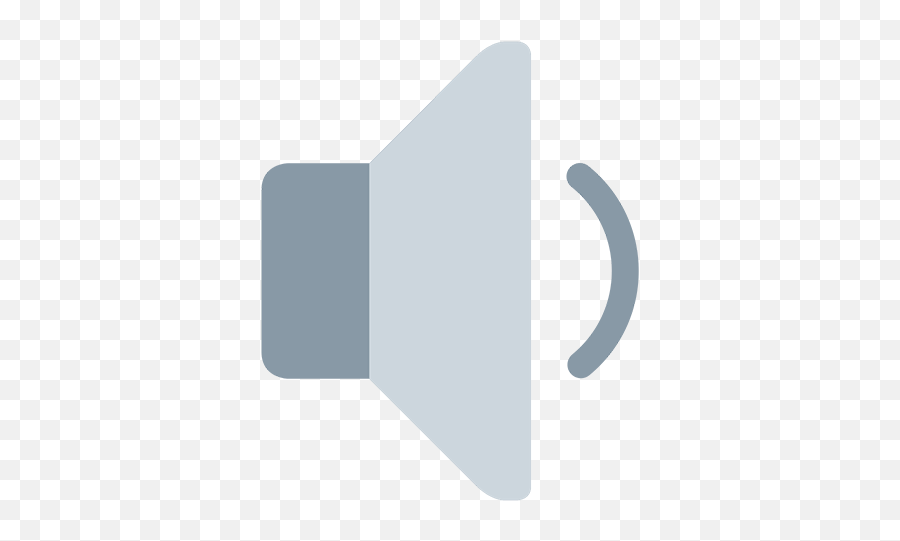 Speaker With One Sound Wave Emoji For Facebook Email Sms - Sound Emoji,Sound Emoji