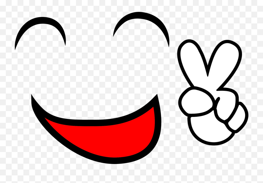 Comic Emoji Emoticon Face Happy - Cartoon Happy Face Png,Eyes Emoji