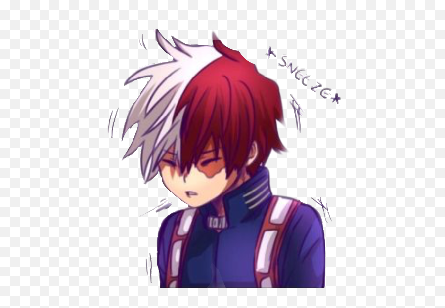 Popular And Trending Sneezing Stickers - Cute Pictures Of Todoroki Emoji,Sneezing Emoji