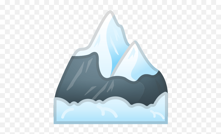 From - Snow Mountain Cartoon Png Emoji,Camping Emoji
