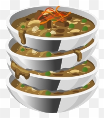 Soup Bowl Stacked Food Meal - Mangkok Bakso Png Transparan Emoji,Bowl Of Rice Emoji