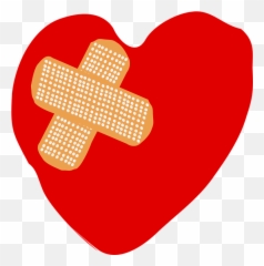 Free Pain Hurt Vectors - Corazon Con Curita Png Emoji,Fighting Emoji