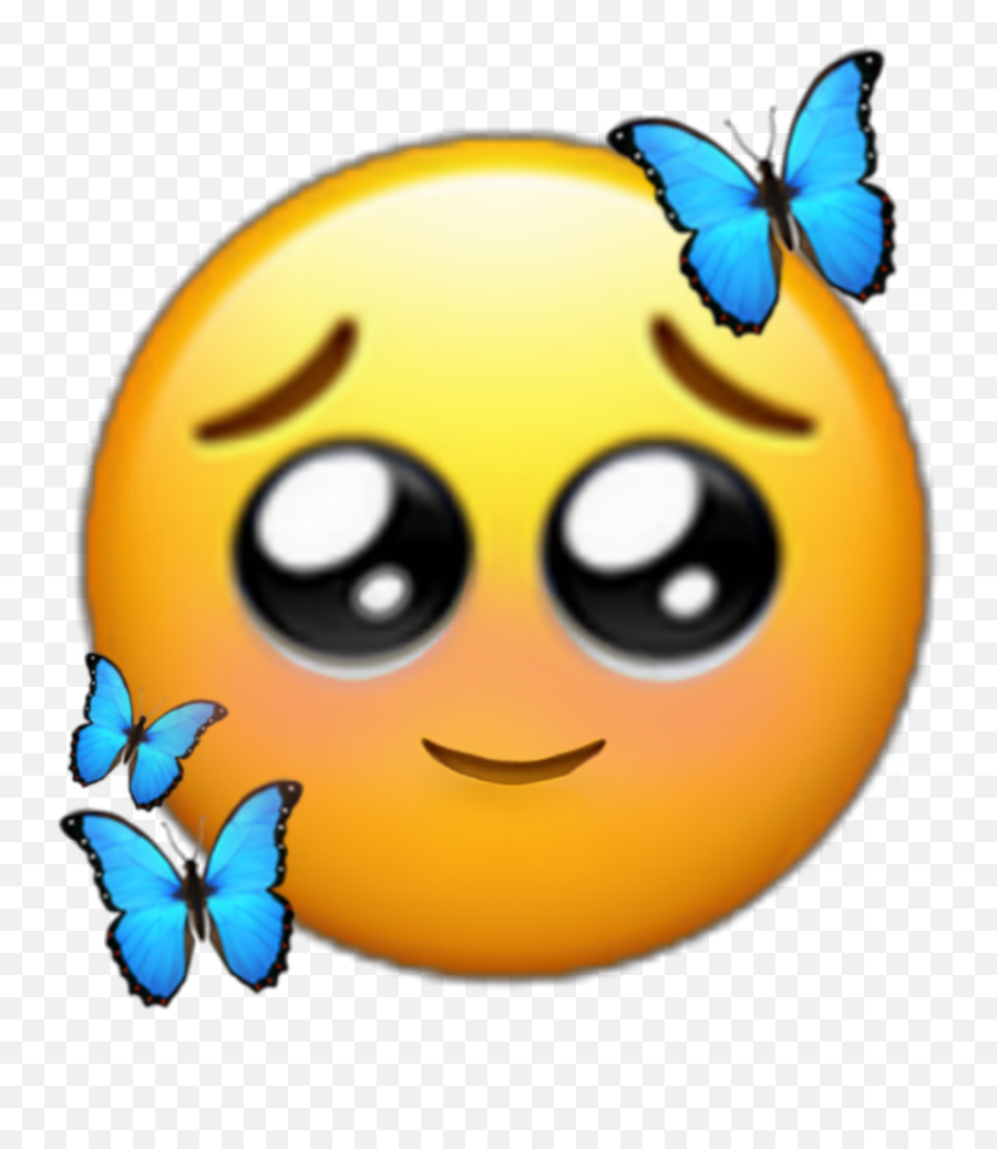 Emoji Butterfly Freetouse - Smiley,Butterfly Emoticon