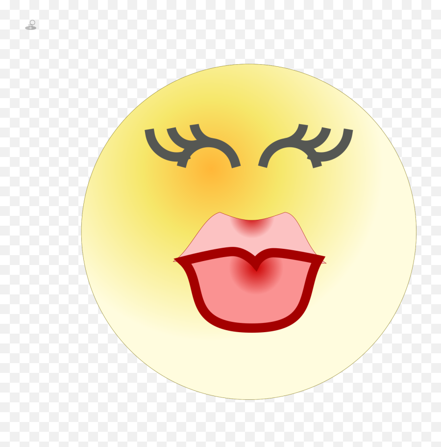 Smiley Face Kiss Clipart - Full Size Clipart 5796891 Smiley Face Kiss Emoji,Kissing Emoticon
