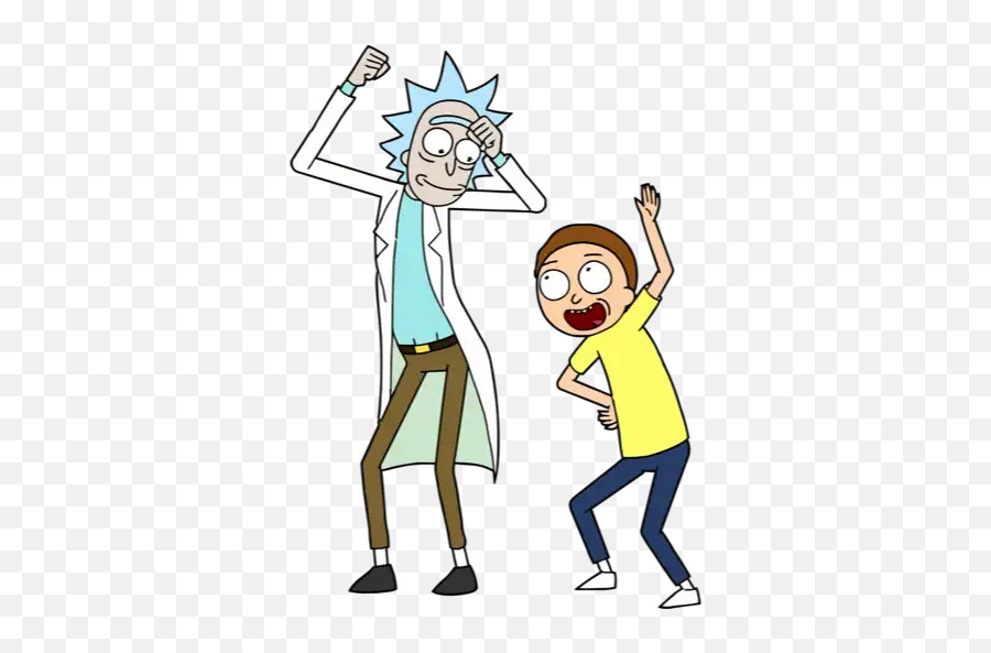 Rick And Morty Naljepnice Za Whatsapp - Rick And Morty Png Emoji,Rick And Morty Emojis