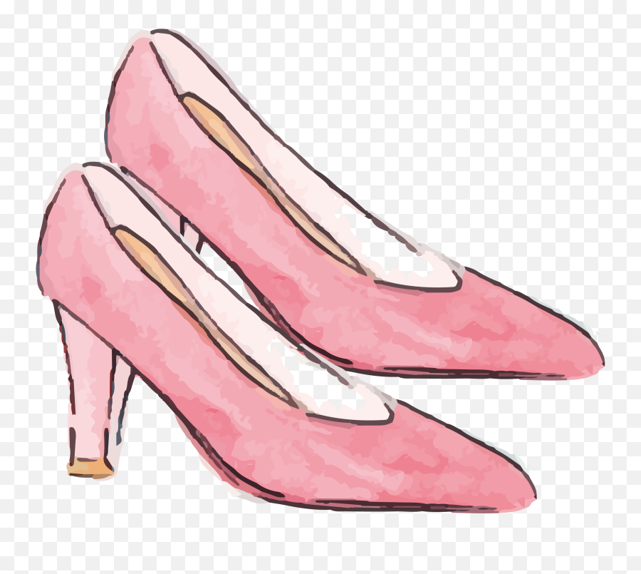 Heels Clipart Woman Sandal Heels Woman Sandal Transparent - Heels Drawing Png Emoji,Sandal Emoji