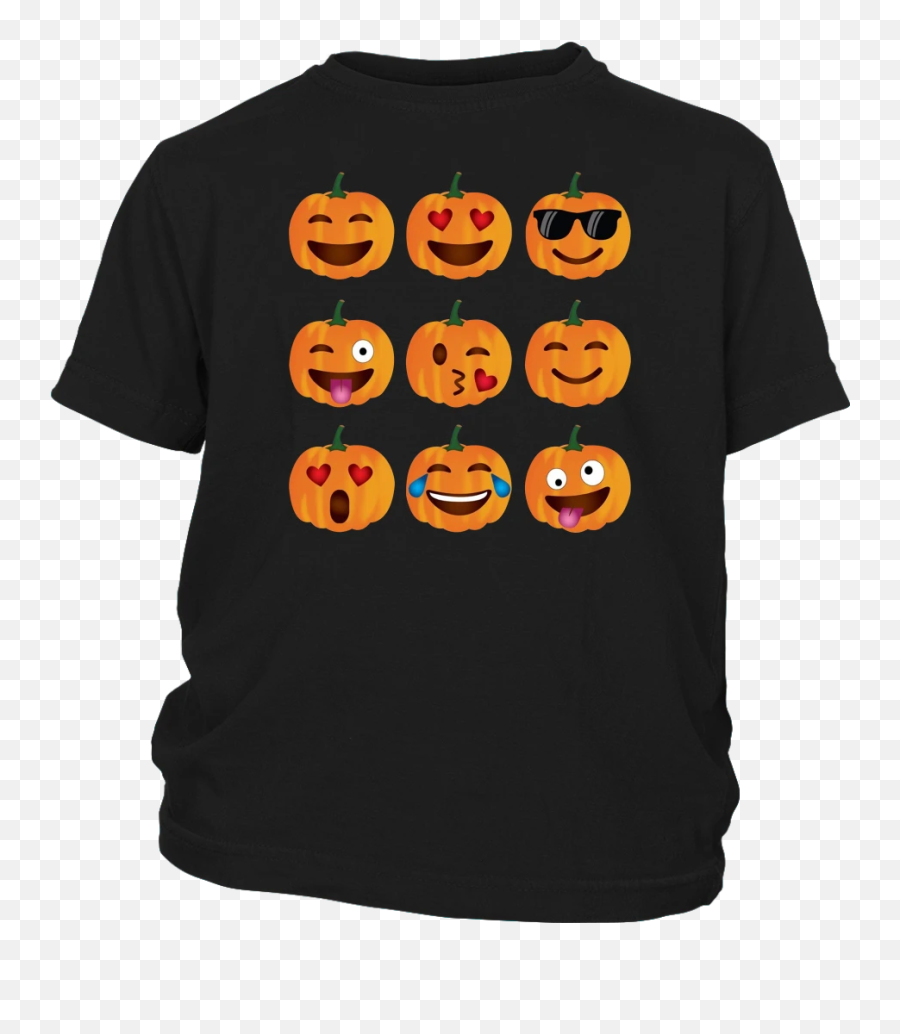 Funny Cute Halloween Pumpkin Emoji Shirt Matching Family Halloween Gift,Pumkin Emoji