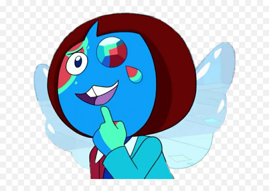 Aquamarine Eyeball Ruby - Bluebird Steven Universe Future Emoji,Ruby Emoji