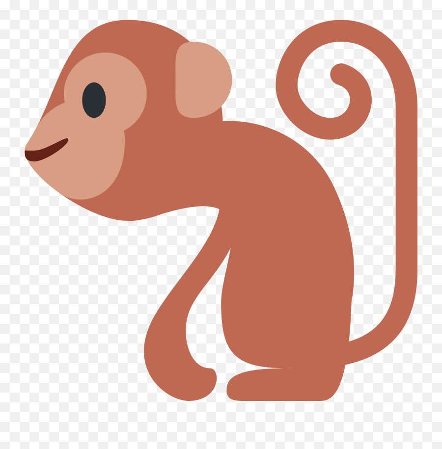 Monkey Emoji Clipart - Twitter Monkey Emoji,Bat Emoji Android