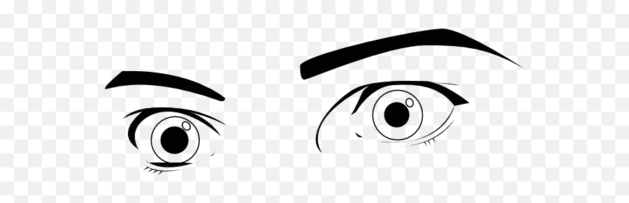 Wide Eyes Cartoon - Eye Coloring Clipart Png Emoji,Shifty Eyes Emoji