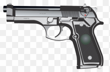 Pistol Clipart Gun Violence - 9mm Art Emoji