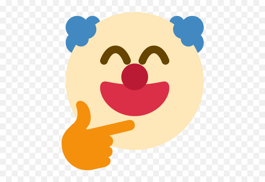 Emoji Bot - Clown Pensive,Huge Smile Emoji