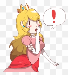 Top Peachs Drawings Stickers For Android Ios - Princess Transparent Gif Emoji