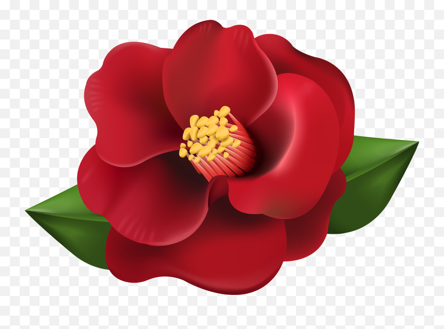 Japanese Clipart Flower Japanese - Transparent Red Flower Clipart Emoji,Japanese Flower Emoticon
