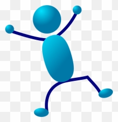 Stickman Stick Figure Dancing Happy Jumping - Stickman Clipart Emoji,Dancing Girls Emoji