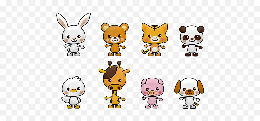 Free Kawaii Animals Kawaii - Free Clip Art Emoji,Japanese Bunny Emoji