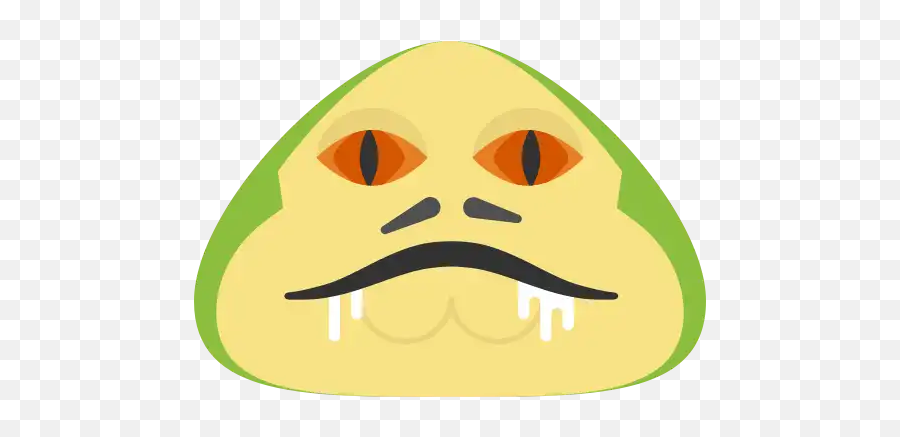 Star Wars Emoji Stickers For Whatsapp - Jabba The Hutt Graphic,Snowball Emoji